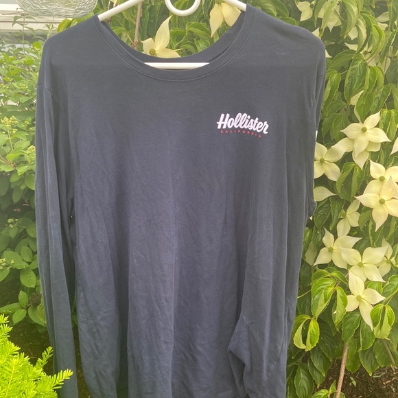 Hollister Tops - Holister Long Sleeve Blue Tee Size Large